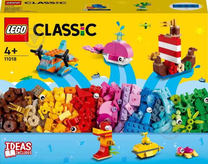 Конструктор LEGO Classic Творческое веселье в океане 11018 - фото 1