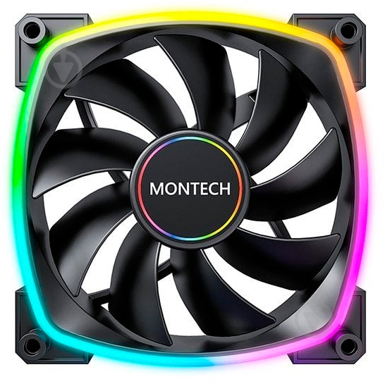 Корпусный кулер Montech AX140 PWM Black - фото 1 Корпусный кулер Montech AX140 PWM Black - фото 1