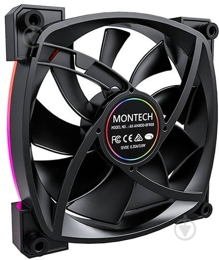 Корпусный кулер Montech AX140 PWM Black - фото 3 Корпусный кулер Montech AX140 PWM Black - фото 3
