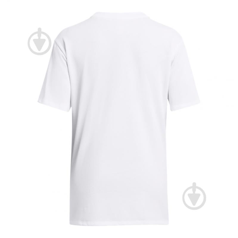 Футболка Under Armour HW Embroid Patch BFOS SS 1383045-100 р.M белый - фото 4