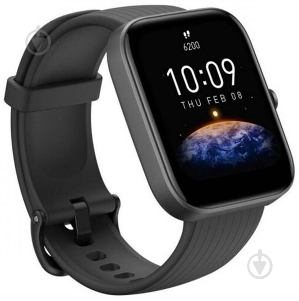 Смарт-часы Xiaomi Amazfit Bip 3 Pro black (Amazfit Bip 3 Pro Black) - фото 1