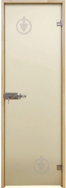 Дверь для сауны Tesli ДМ Briz White Sateen 2000х700 мм - фото 1