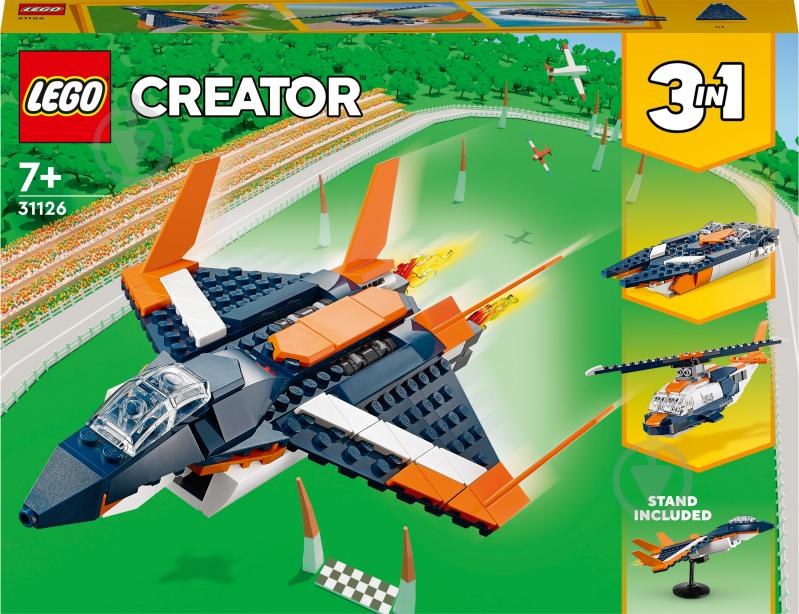 Конструктор LEGO Creator Надзвуковий літак 31126 - фото 1