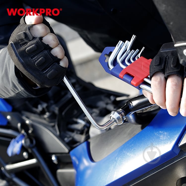 Набір ключів шестигранних WORKPRO WP222003 - фото 9