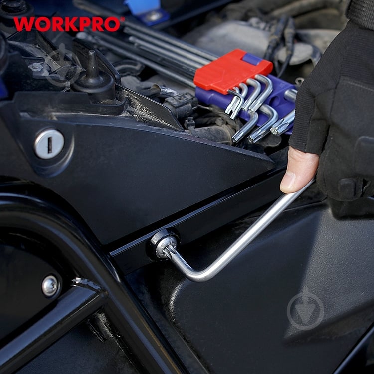 Набір ключів шестигранних WORKPRO WP222003 - фото 10