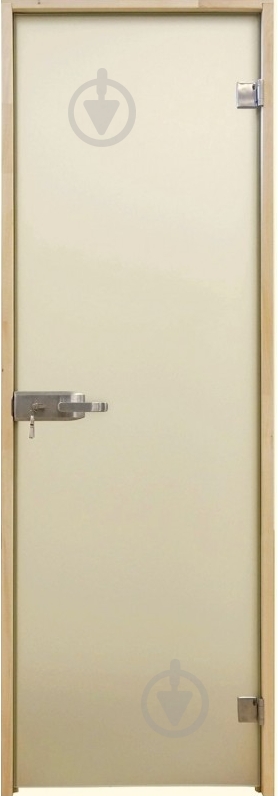 Дверь для сауны Tesli ДМ Briz White Sateen 2000х800 мм - фото 1