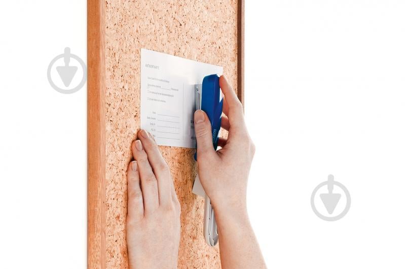 Степлер E15 синий Novus - фото 3