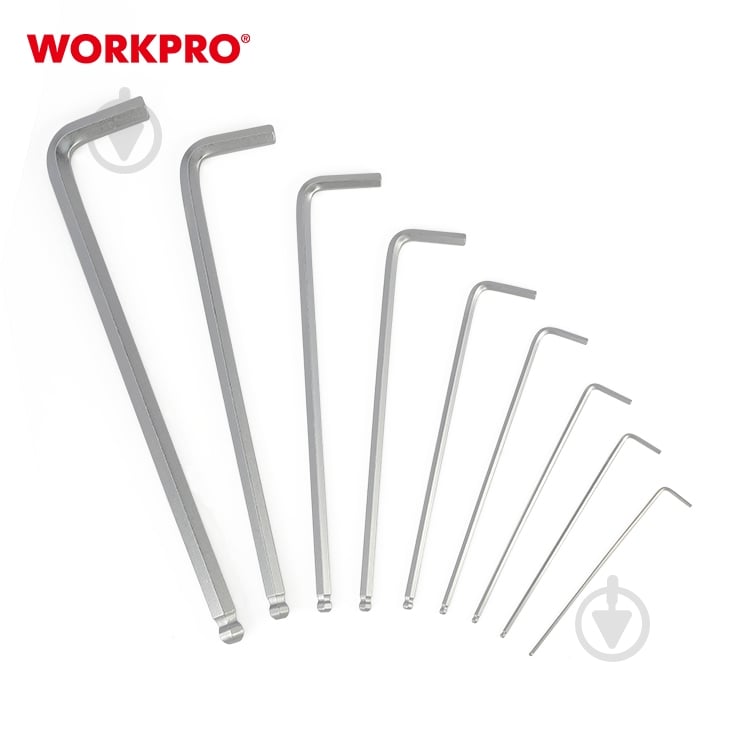 Набор ключей шестигранных WORKPRO WP222007 - фото 7