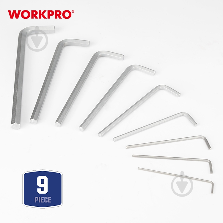 Набор ключей шестигранных WORKPRO WP222027 - фото 3
