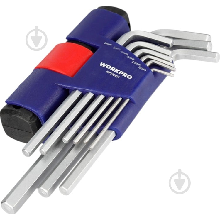 Набор ключей шестигранных WORKPRO WP222027 - фото 1