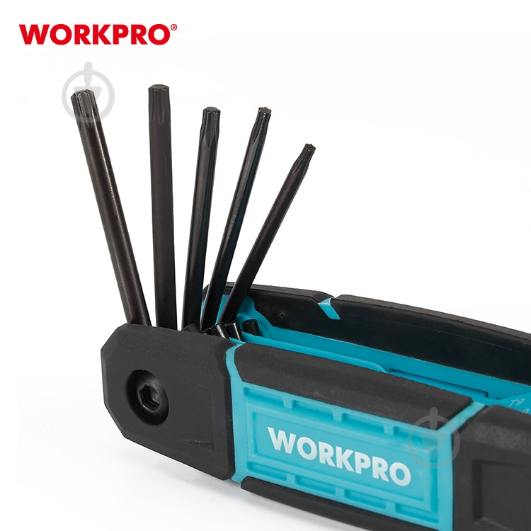 Набор ключей шестигранных WORKPRO TORX CR-V PRO WP222030 - фото 4 Набор ключей шестигранных WORKPRO TORX CR-V PRO WP222030 - фото 4