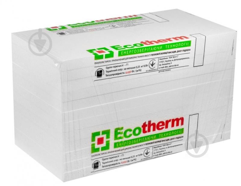 Пенопласт 25 Ecotherm® EPS-50 1м х 1м 50 мм - фото 1