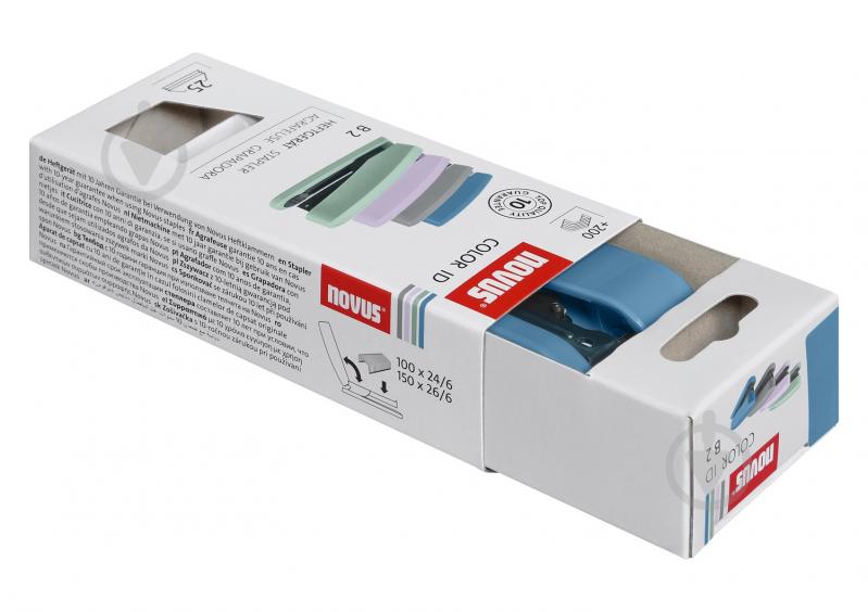 Степлер B2 COLOR ID океанический Novus - фото 4