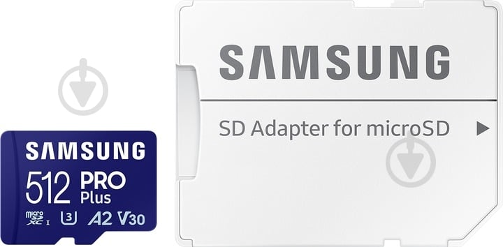 Карта памяти Samsung microSDXC 512 ГБ UHS-I (MB-MD512SA/EU ) PRO Plus - фото 6 Карта памяти Samsung microSDXC 512 ГБ UHS-I (MB-MD512SA/EU ) PRO Plus - фото 6