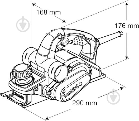 Електрорубанок Makita KP0810C - фото 5