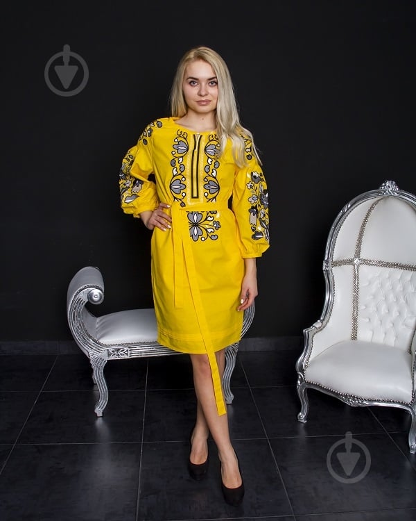 Платье Galychanka Мелания Wdr-047-1 р.L 1023 Желтая - фото 1