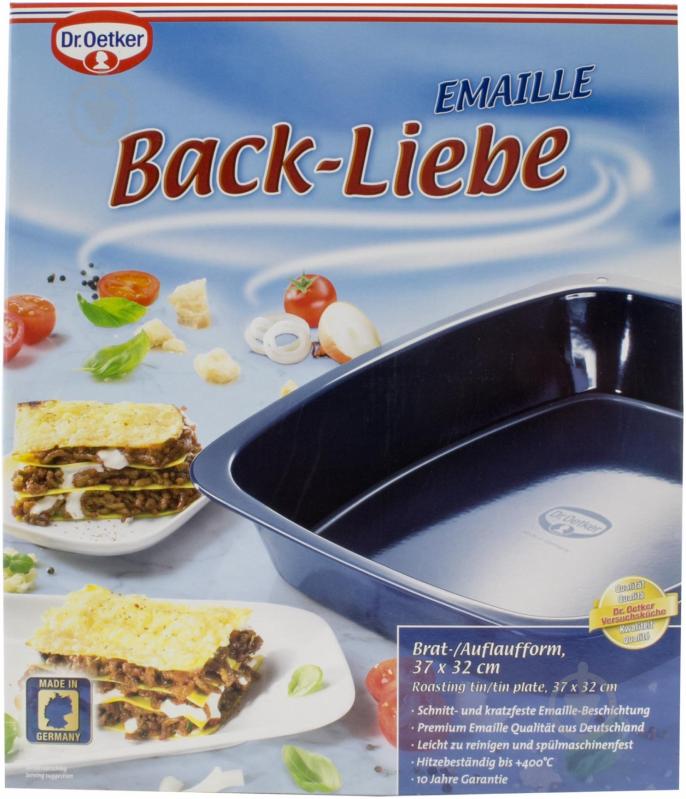 Форма для випікання Back-Liebe Emaille 38x25 см Dr. Oetker - фото 2