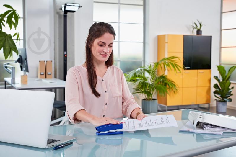 Степлер B3 синий Novus - фото 5