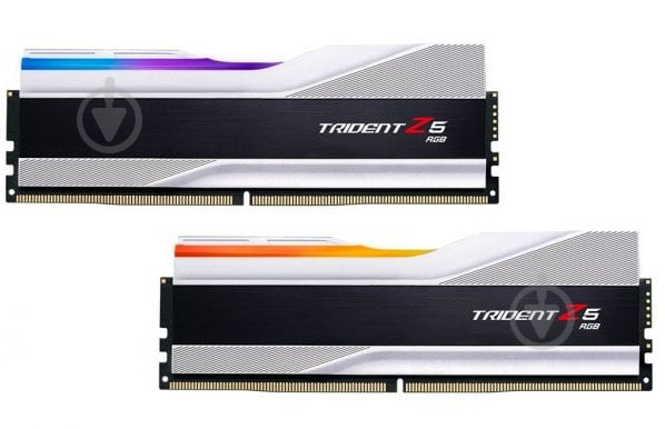 Оперативная память G.Skill DDR5 SDRAM 32 GB (2x16GB) 7200 MHz (F5-7200J3445G16GX2-TZ5RS) Trident Z5 RGB Silver - фото 2