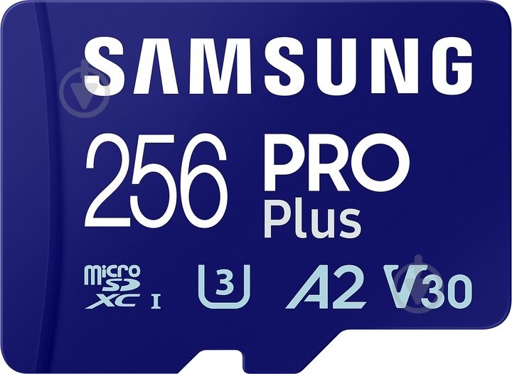 Карта памяти Samsung microSDXC 256 ГБ UHS-I (MB-MD256SA/EU ) PRO Plus - фото 1 Карта памяти Samsung microSDXC 256 ГБ UHS-I (MB-MD256SA/EU ) PRO Plus - фото 1