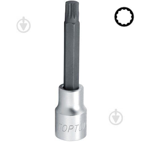 Бита Toptul 10 мм L75мм TORX T45 1 шт. FSEB1245 - фото 1