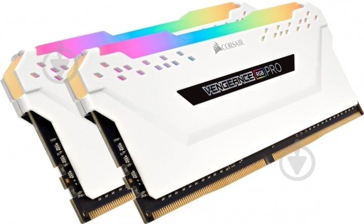 Оперативна пам'ять Corsair DDR4 SDRAM 16 GB (2x16GB) 3200 MHz (CMW16GX4M2C3200C16W) Vengeance RGB Pro - фото 1