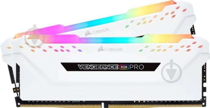 Оперативна пам'ять Corsair DDR4 SDRAM 16 GB (2x16GB) 3200 MHz (CMW16GX4M2C3200C16W) Vengeance RGB Pro - фото 3