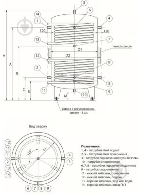 Теплоаккумулятор Roda RBDS-1000 - фото 2
