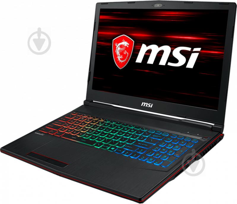 Ноутбук MSI GF63-8RD Leopard 15.6" (GP638RD-684XUA) black - фото 2