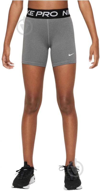 Шорты Nike Pro DA1033-091 р. L серый - фото 1 Шорты Nike Pro DA1033-091 р. L серый - фото 1