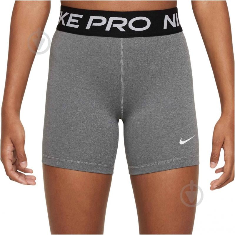 Шорты Nike Pro DA1033-091 р. L серый - фото 2 Шорты Nike Pro DA1033-091 р. L серый - фото 2