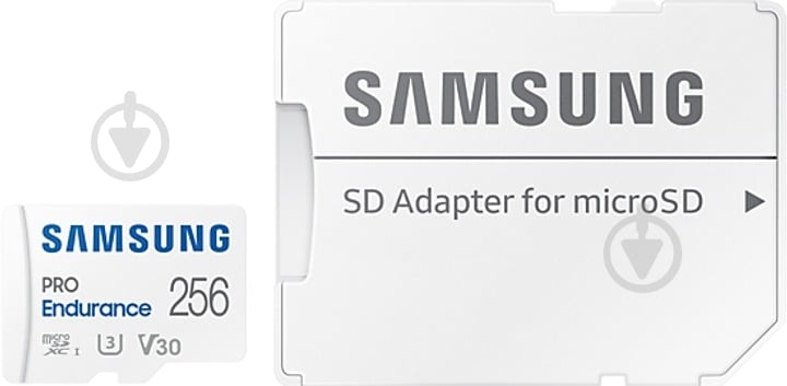 Карта пам'яті Samsung microSDXC 256 ГБ UHS-I (MB-MJ256KA/EU ) PRO Endurance - фото 6 Карта пам'яті Samsung microSDXC 256 ГБ UHS-I (MB-MJ256KA/EU ) PRO Endurance - фото 6