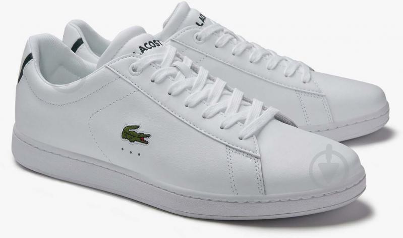 Кросівки чоловічі демісезонні Lacoste CARNABY EVO BL 1 SMA 733SPM1002001 р.44,5 білі - фото 2