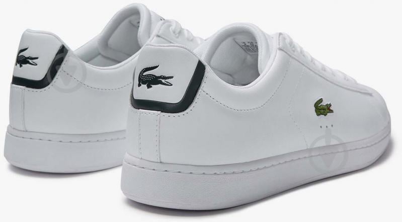 Кросівки чоловічі демісезонні Lacoste CARNABY EVO BL 1 SMA 733SPM1002001 р.44,5 білі - фото 3