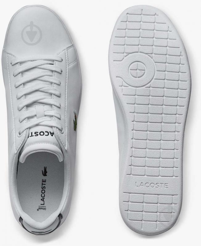 Кросівки чоловічі демісезонні Lacoste CARNABY EVO BL 1 SMA 733SPM1002001 р.44,5 білі - фото 4