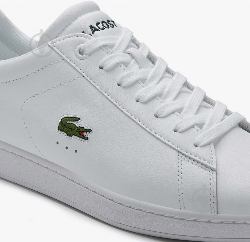 Кросівки чоловічі демісезонні Lacoste CARNABY EVO BL 1 SMA 733SPM1002001 р.44,5 білі - фото 6