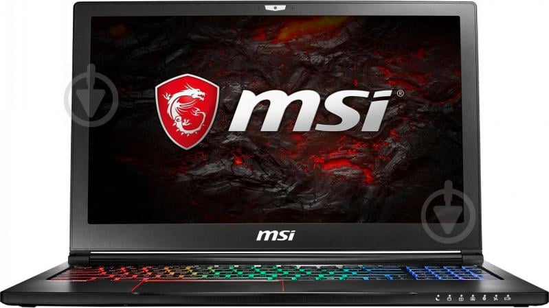 Ноутбук MSI GS63-8RE Stealth 15.6" (GS638RE-061UA) black - фото 1