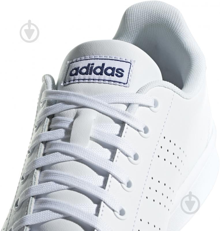 Кроссовки мужские демисезонные Adidas ADVANTAGE F36423 р.47 1/3 белые - фото 11