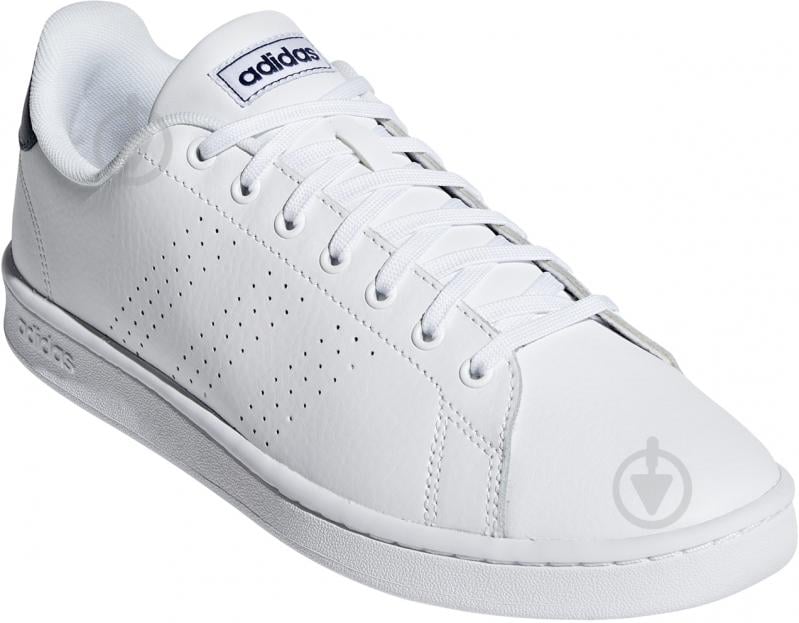 Кроссовки мужские демисезонные Adidas ADVANTAGE F36423 р.47 1/3 белые - фото 4