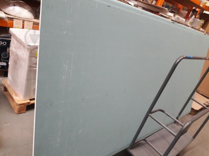 УЦІНКА! Гіпсокартон вологостійкий Knauf 2500x1200х12,5 мм 3 кв. м (УЦ №2996) - фото 3
