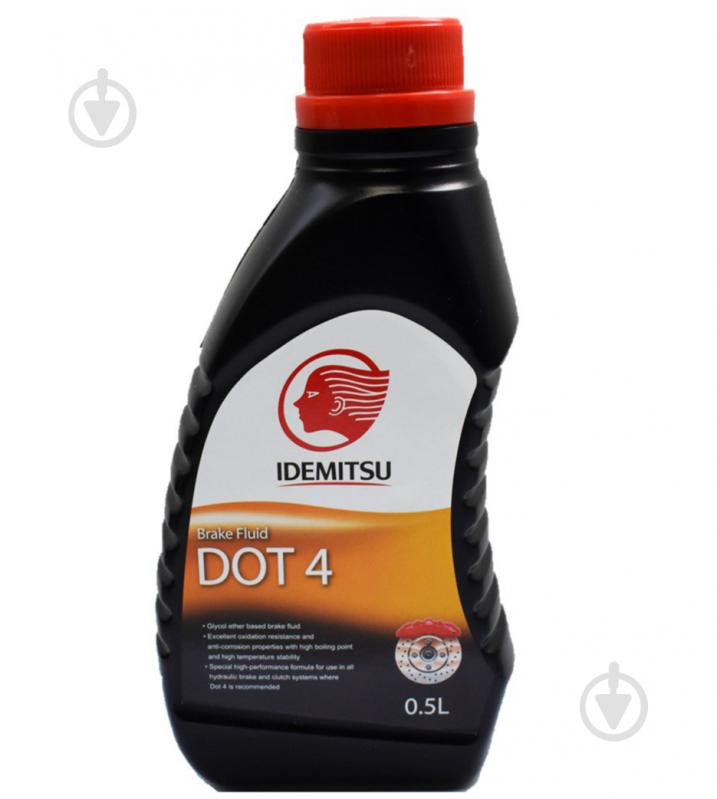 Тормозная жидкость IDEMITSU DOT-4 0,5 л (30485005-812000020) - фото 1