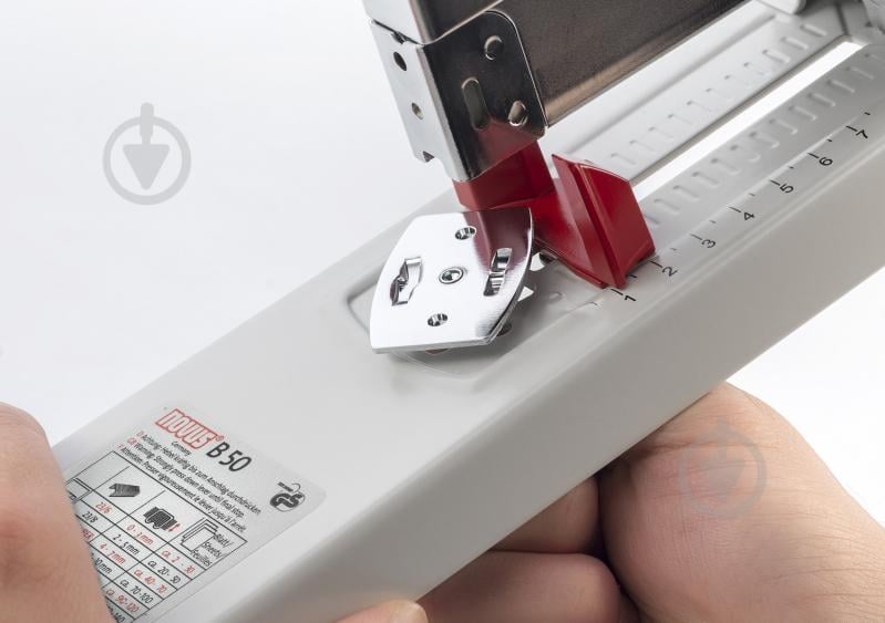 Степлер В50 серый Novus - фото 3