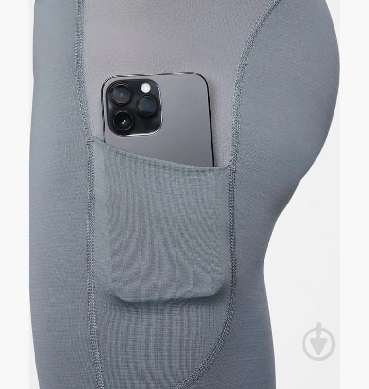 Лосини Nike Pro Warm FB7961-084 р.XL сірий - фото 7