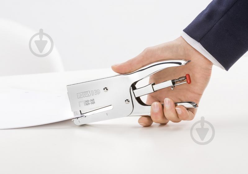 Степлер-плаер B39 хром Novus - фото 2