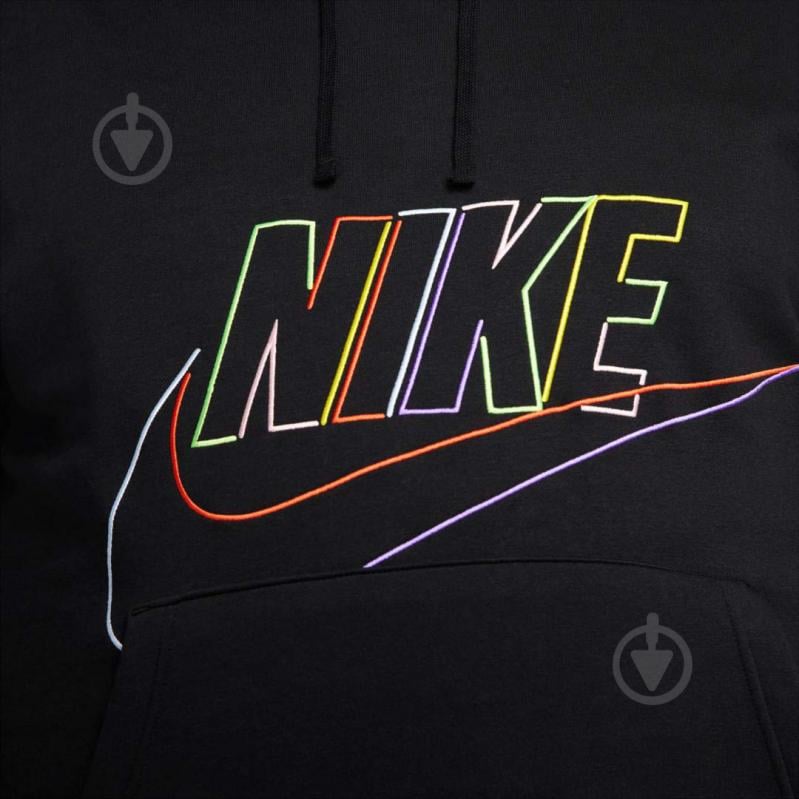 Джемпер Nike CLUB+ BB PO HOODIE MCF DX0541-010 р.S черный - фото 7