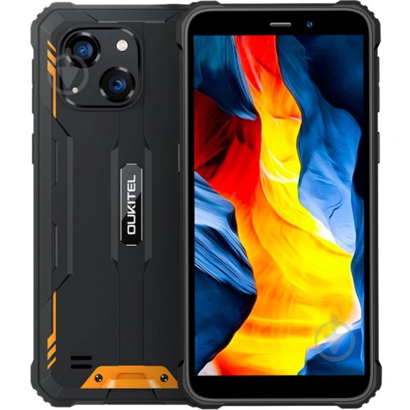Смартфон Oukitel G2 4/64GB black/orange (G2_OR) - фото 1