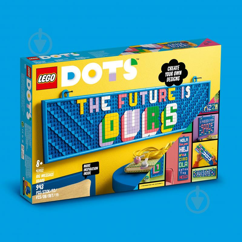 Конструктор LEGO DOTS Большая доска для надписей 41952 - фото 6