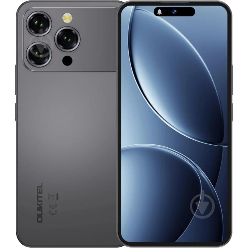 Смартфон Oukitel P1 Pro 8/512GB black (P1_Pro_BK) - фото 1