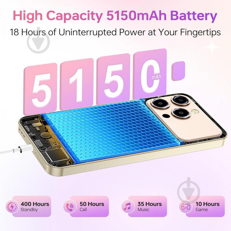 Смартфон Oukitel P1 Pro 8/512GB black (P1_Pro_BK) - фото 6