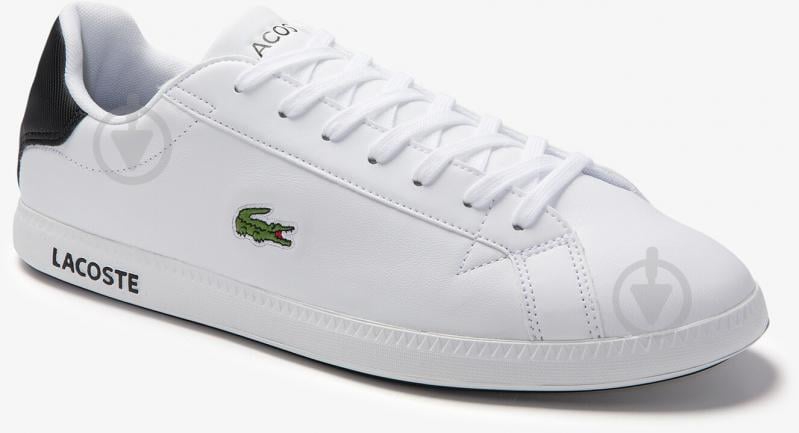 Кроссовки мужские демисезонные Lacoste GRADUATE 0120 2 SMA 740SMA0075147 р.41 белые - фото 1